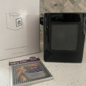 Scentsy Retired Warmer "Sleek Black" Full-Size NIB New